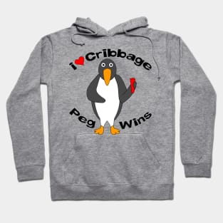 Cribbage Peg Wins Hoodie